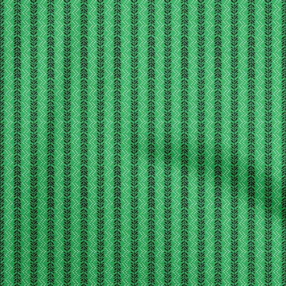 oneOone Polyester Spandex Green Fabric Block Craft Projects Decor Fabric Printed By The Yard 56 Inch Wide-8S