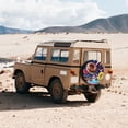 thumbnail image 5 of Haiem Spare Tire Cover , Wheel Cover with Space Colorful Donut printed, Camper Spare Tire Cover Fit for Jeep Wrangler Rv SUV Truck Travel Trailer-15 inch, 5 of 8
