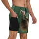thumbnail image 2 of Balery Squirrel Bañador para hombre, shorts de playa de secado rápido con entrepierna y forro de compresión-Small, 2 of 6