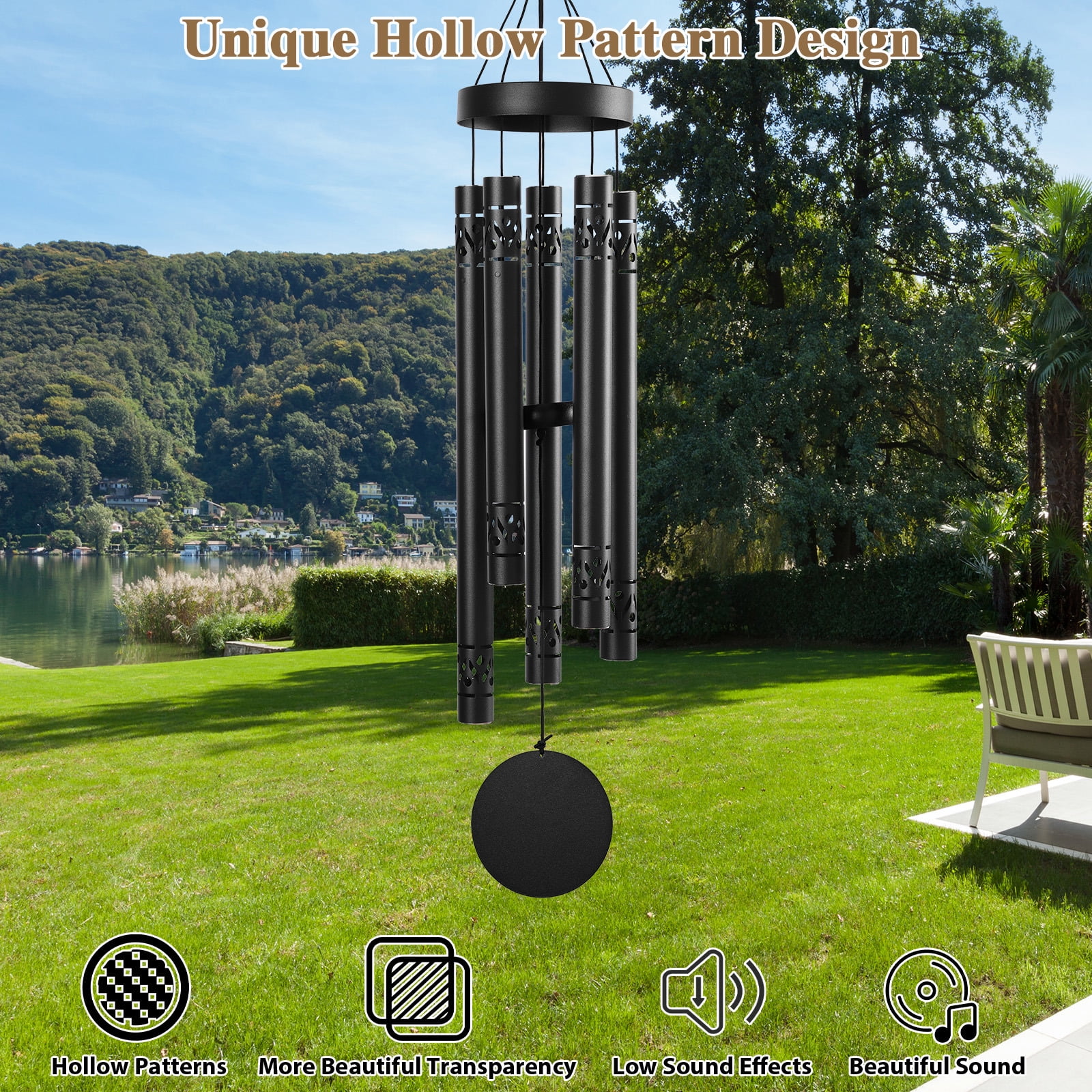 47"Wind Chimes Sympathy Wind Chimes Memorial Wind Chime Gift Home Decor Outdoor Garden Patio