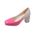 thumbnail image 4 of LSLJS Couvre-Chaussures de Travail pour Femmes Grande Taille, Mode, Couleur Unie, Imperméables, Talons Hauts, 4 of 9