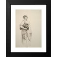 thumbnail image 2 of Jacob van Strij 13x18 Black Modern Framed Museum Art Print Titled - A Standing Young Washerwoman (Late 18th-Early 19th Century), 2 of 5
