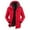 Red, variant on IROINNID Men's Hoodie Anorak Long Sleeve Solid Color Leisure Detachable Cap Waterproof And Windproof Thick Three-in-one Jacket Outdoor Sport Warm Jacket