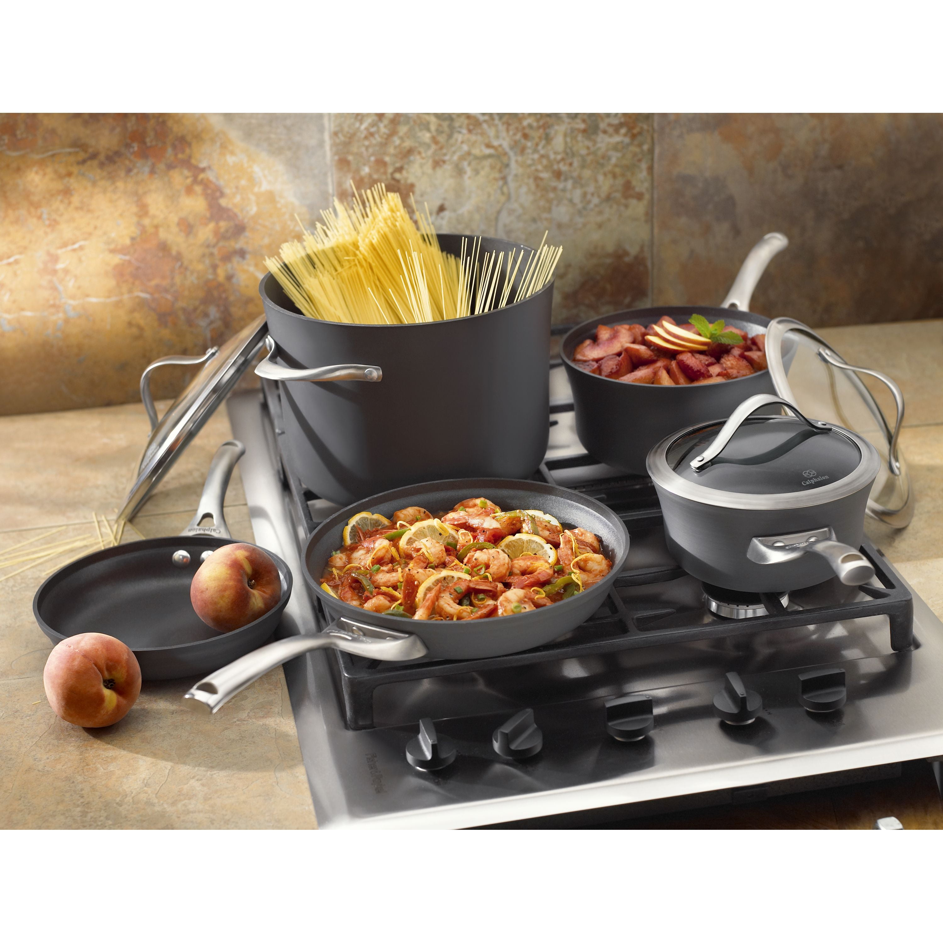 Calphalon 8 Piece Non-Stick Cookware Set for Sale in Los Angeles, CA -  OfferUp