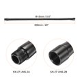 thumbnail image 2 of Uxcell 20" Microphone Gooseneck 5/8-27 Thread Flexible Tube Extension, Black, 2 of 7