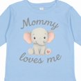 thumbnail image 4 of Inktastic Mommy Loves Me Cute Elephant Boys or Girls Long Sleeve Toddler T-Shirt, 4 of 5