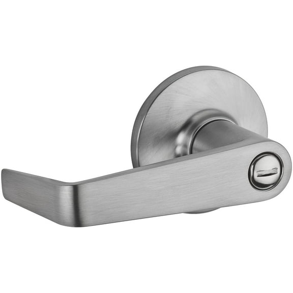 Kwikset Carson Lever Privacy in Satin Chrome