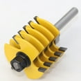 thumbnail image 4 of DYNWAVECA 1/2in Depth 8mm Shank Finger Glue Joint Router Bit Wood Milling Cutter for Woodworking Carpenter Hand Making Wood Floor, 4 of 8