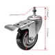 thumbnail image 2 of Rueda giratoria FactorDuty de 4 pulgadas negra con freno de 300 kg de capacidad, 2 of 7