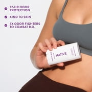 Native Natural Deodorant, Lavender and Rose, Aluminum Free, 2.65 Oz
