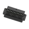 thumbnail image 1 of Para adaptador ATX de 24 pines y 90 grados, hembra a macho, ángulo recto, LED, fuente de alimentación para PC de escritorio, cubierta superior de ABS, 1 of 12
