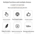 thumbnail image 2 of Mini Radio Receiver Retro Radio Versatile FM AM Full-Wave Band Portable Radio for Outdoor Camping, 2 of 5