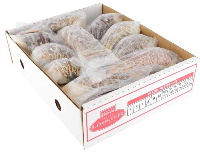 Frozen Seafood Warm Water Lobster Tail, 10 Pound -- 1 Each.