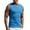 Blue, variant on Men LYXSSBYX Mens Tank Tops on Men Casual Solid Sports Short Sleeve V-Neck Buttoned Pullover Tank Tops