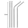 thumbnail image 3 of BKBP 4-Pack Reusable Stainless Steel Metal Straws - Long Drinking Straws for 30 Oz and 20 Oz Tumblers Dishwasher Safe for Cold/Hot Drinks (6mm/8mm), 3 of 5