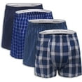 thumbnail image 2 of Men's Fruit Of The Loom JC4P591 Premium Tartan Woven Boxers - 4 Pack (Assorted XL), 2 of 6