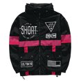 thumbnail image 1 of Chaqueta con capucha para hombre Chaqueta cortavientos con estampado de bloques de colores Blusa estilo hip-hop Pompotops  oipoqjl29784, 1 of 5