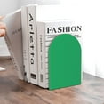 thumbnail image 6 of KLL Forestgreen Print Wood Book Ends for Shelves,1 Pair Wood Bookends Book Holder Stand Decorative, Book Stoppers for Heavy Duty Books CD File Video Games, 6 of 8