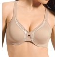 thumbnail image 3 of Olga Soutien-Gorge Minimiseur pour Femmes Butterfly Effect, Amande Grillée, 40DDD, 3 of 4