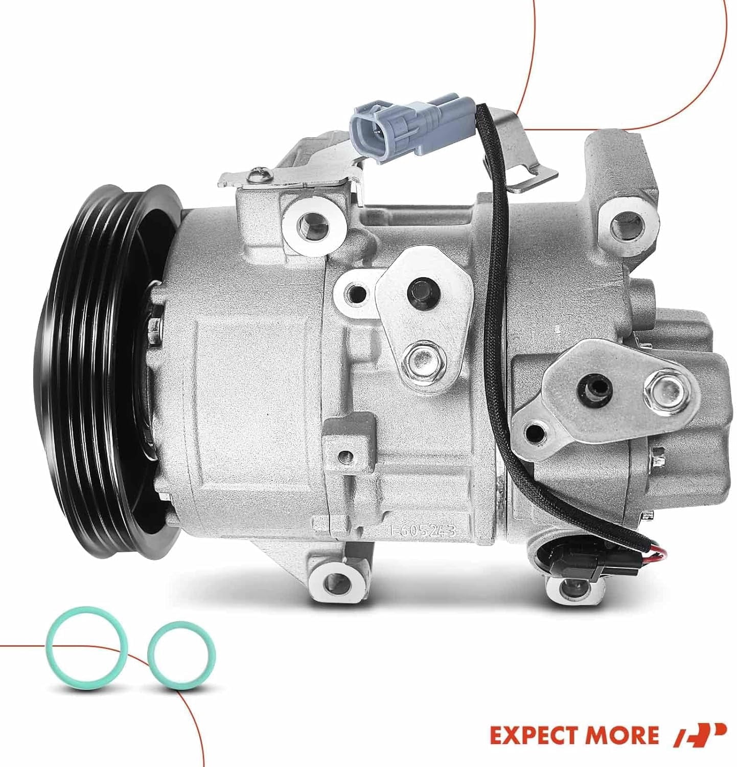 A-Premium AC Compressor with Clutch Compatible with Toyota Yaris 2007-2012 L4 1.5L