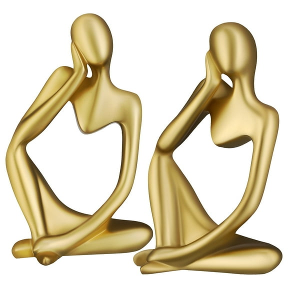 TINKSKY 2Pcs Ornaments Coffee Table Decor Living Room Centerpiece Decoration Abstract Home Décor Office Decorations