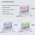 thumbnail image 5 of Pet Slow Feeder Dog Cat Puzzle Toy Dog Leakage Food Toy Bottom Non-Slip Mat Press Button Support ABS for Pet Feeding, 5 of 5