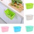 thumbnail image 2 of Cheers Kitchen Cabinet Door Plastic Basket Hanging Trash Can Waste Bin Garbage Bowl Box, 2 of 8