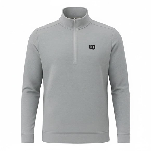 Sudadera Deportiva Wilson para Hombre Cozy Sport Doble Brush Color Gris Talla EG