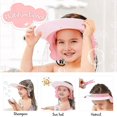 thumbnail image 3 of Shower Cap For Kids Adjustable Baby Hair Washing Guard Bath Shield Visor Hat Eyes And Ears Head Protection Bath Shampoo, 3 of 5