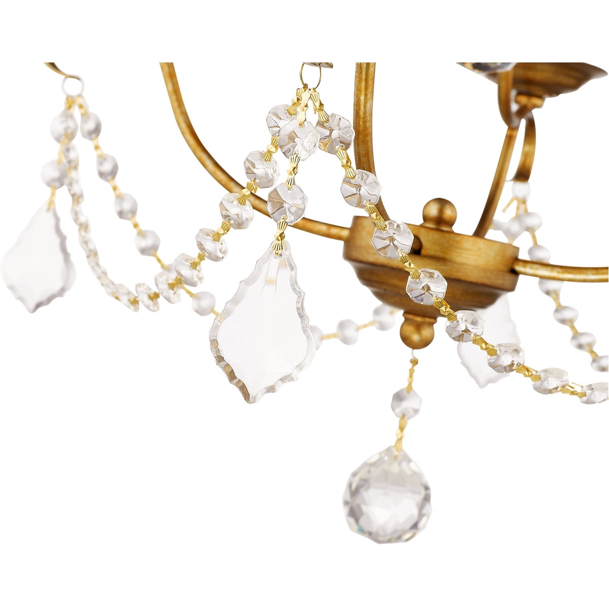 4 Light AGL Mini Chandelier with Steel base material