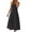 Black, variant on Dresses for Women Casual Dress Square Neck Sleeveless Zipper Basic Solid Summer Stretchy Flowy Lightweight Versatile Stylish Trendy Feminine Maxi Beach Dress Sundress