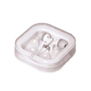 Debco CU5996 Earbuds with Mic - All White