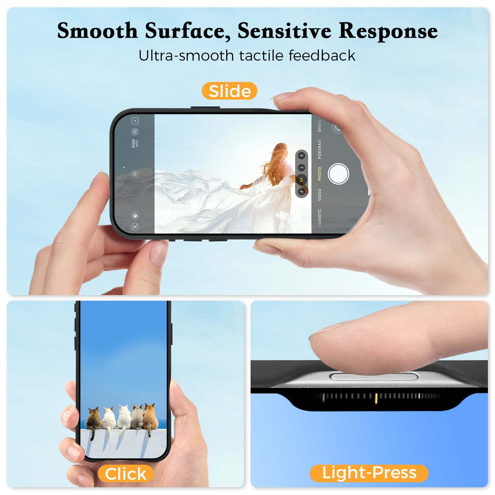 Genuine Leather Case for iPhone 17 Air (6.5 inch), Vintage Pull-up Leather Case with Soft Fiber Lining, Lip Screen Protection, Fit for MagSafe Wood