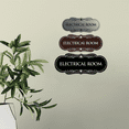thumbnail image 4 of Designer Electrical Room Sign(Black) - Medium, 4 of 6