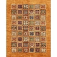 thumbnail image 1 of Ahgly Company Machine Washable Indoor Rectangle Abstract Orange Area Rugs, 5' x 8', 1 of 7