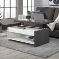 thumbnail image 3 of Sauder La Collection Hudson Court Table basse, Finition charbon frêne, 427550, 3 of 8