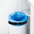 thumbnail image 2 of Dayesque 6pcs Trash Can Band: Elastic Garbage Bag Bands Gallon Wastebasket Cord Litter Box Loop For Fixing Rubbish Bin Outdoor, 2 of 9