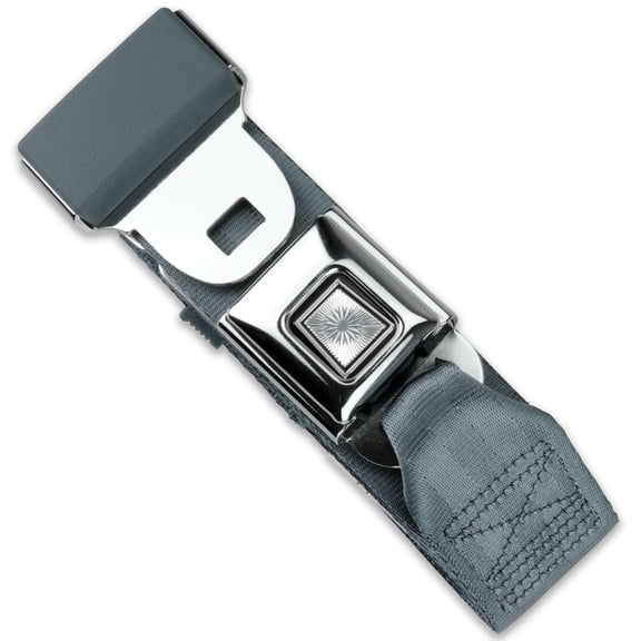 RetroBelt Blue Push Button Lap Belt 60" 2-Point Seat Belt Safety Classic