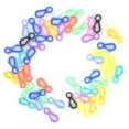 thumbnail image 2 of Plastic Key Chain Clip Hooks,  Toys Key Rings Snap Hooks For   Crafts  For Home For Family Mixed Color 50Pcs, 2 of 8
