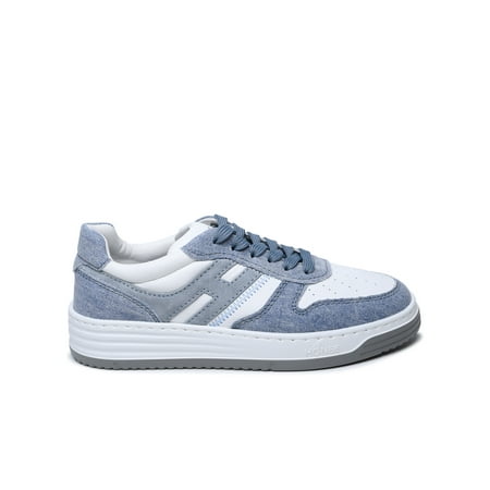 

Hogan Woman Two-Tone Leather Blend Sneakers