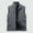 Gray, variant on Afuyipoi Men's Fleece - Lined Vest Solid Color Outdoor Multi - Pocket Stand - Collar Casual Velvet Top Blue Size 3XL