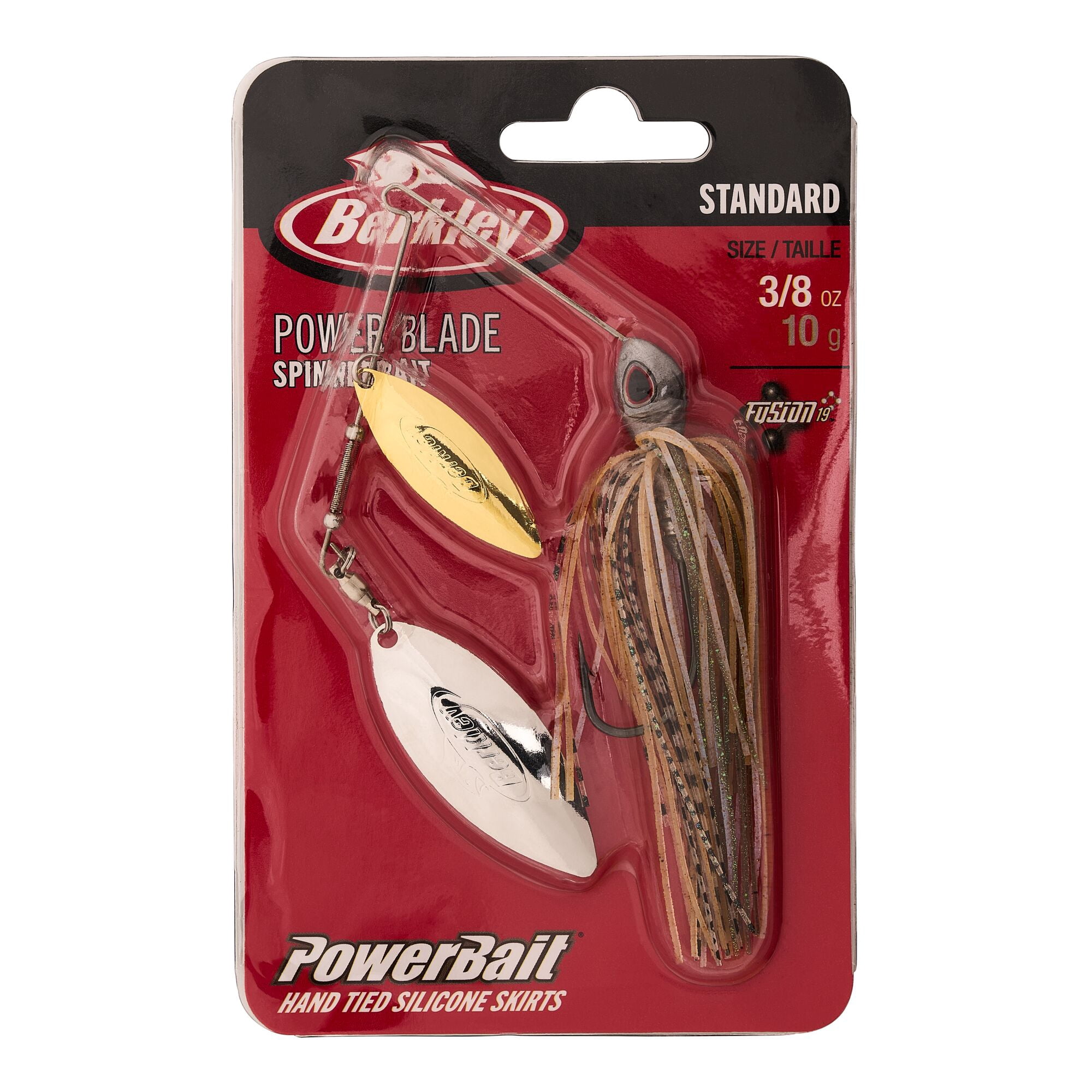 Berkley Power® Blade Standard, Spinnerbaits, Silver Bullet/Gold + Silver (1-count)