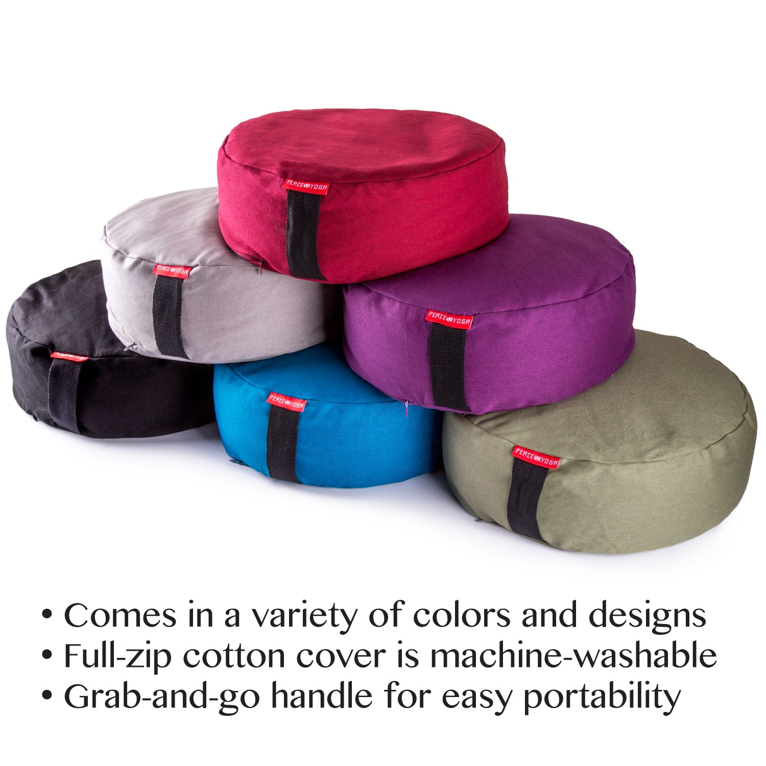 Peace yoga cushion cheap