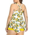 thumbnail image 4 of Feimerou Women Plus Size Tankini Bathing Suits Modest Two Piece High Waisted Tummy Control Swimsuits Flowy Swim Top with Boyshorts, 4 of 7