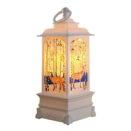 

dtydtpe christmas decorations christmas lantern candlestick lamp night light old an snowman decoration night light desktop ornaments christmas ornaments christmas ornaments