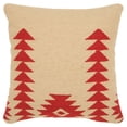 thumbnail image 2 of Rizzy Home Red Aztek motif Decorative Pillow Cover, 2 of 5