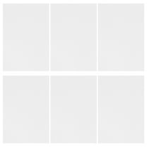 WHAMVOX  6 Pcs Blanks for Sublimation Printing Aluminum Photo Sign White