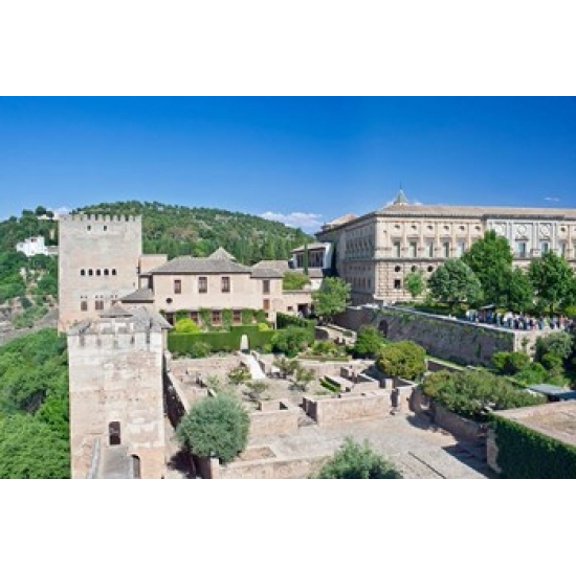 Alhambra Granada Andalucia Spain Canvas Art - Rob Tilley  DanitaDelimont (36 x 24)