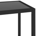 thumbnail image 3 of vidaXL Shelf Transparent and Black 100x36x90 cm Tempered Glass, 3 of 4