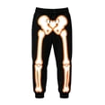 thumbnail image 3 of CONROSES Halloween Mens Baggy Sweatpants Straight Leg Sweat Pants for Men Hallowmas Skeleton Graphic Elastic Waist Drawstring Fall Winter Jogger Trousers with Pocket, 3 of 4